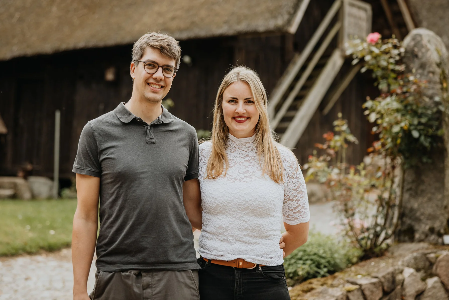 Ilka und Valentin auf dem Heidehof
